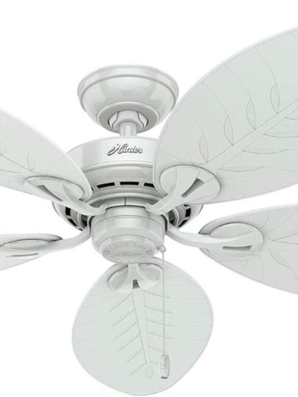 CEILING FAN-INDOOR/OUTDOOR-54"-WHITE-HUNTER BRAND-NO LIGHT